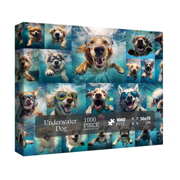 Puzzle cani da gioco subacqueo 1000 pezzi